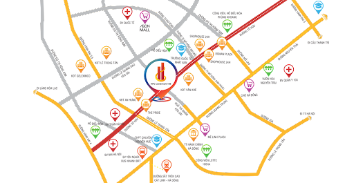 
HPC Landmark 105 Toạ lạc ở vị trí đắc địa thuận tiện cho đời sống sinh hoạt của cư dân
