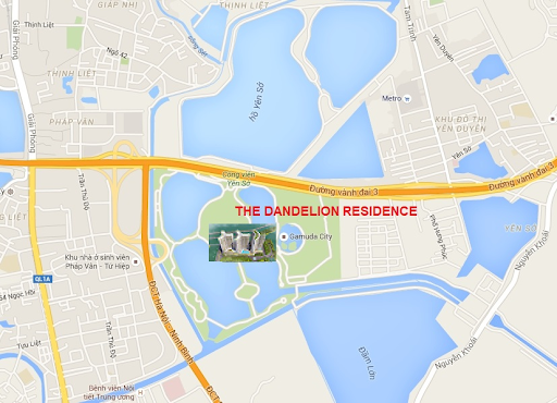 
Vị trí đắc địa The Dandelion Residence cho nhiều tiện ích
