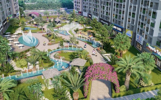 
Vườn thủy mạc, khu vườn tình yêu, vườn hoa leo
