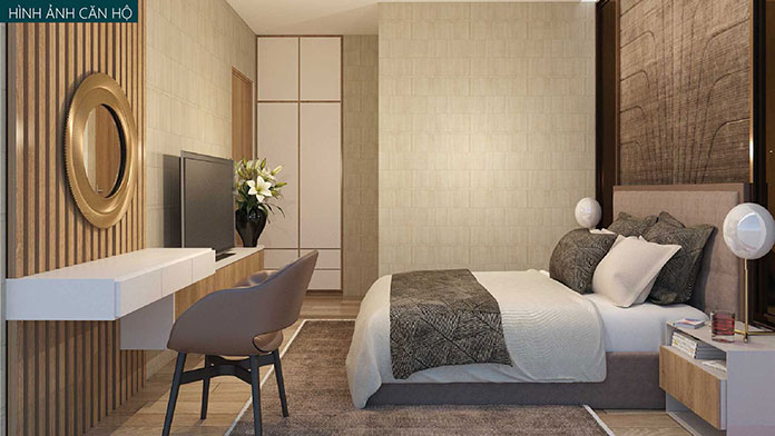 
Mẫu phòng ngủ căn hộ dự án Viva Plaza
