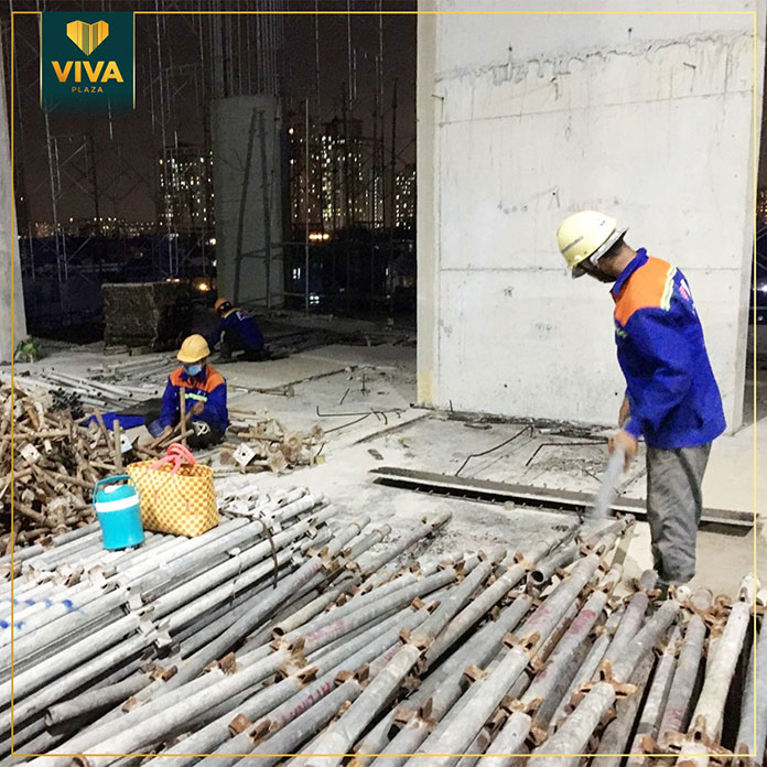 
Dự án Viva Plaza đang trong quá trình xây dựng phần thô (ảnh 1)
