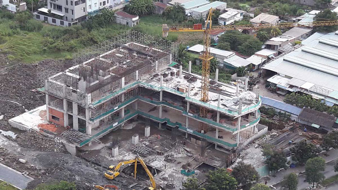 
Hình ảnh thực tế tiến độ thi công dự án Viva Plaza
