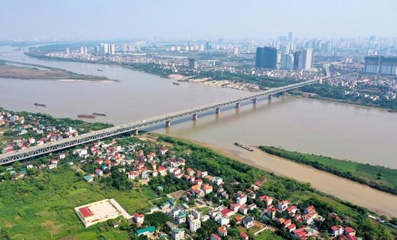 
Sau mỗi lần có thông tin quy hoạch, giá đất ven sông Hồng lại tăng mạnh
