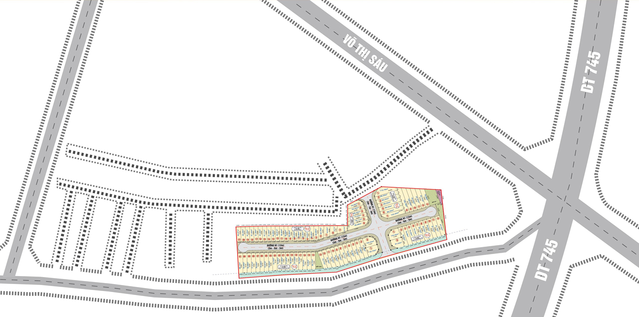 
Mặt bằng quy hoạch dự án Hoàng Tiến Central
