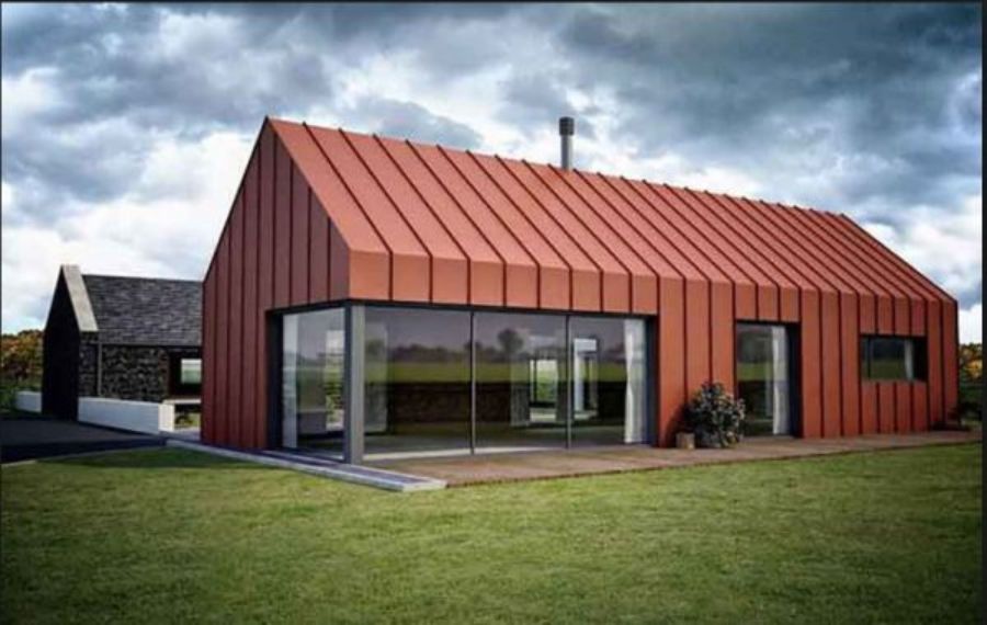 
Mẫu thiết kế làm bằng chất liệu tôn với mức giá dưới 100 triệu
