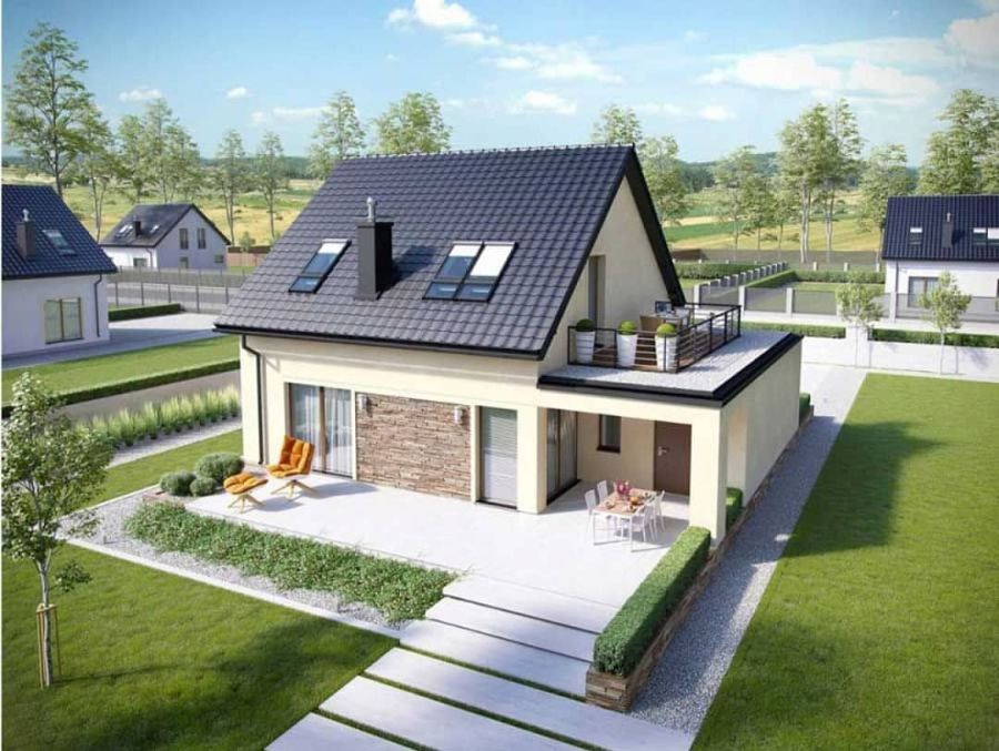 
Phần sân vườn được thiết kế tỉ mỉ rất đẹp mắt
