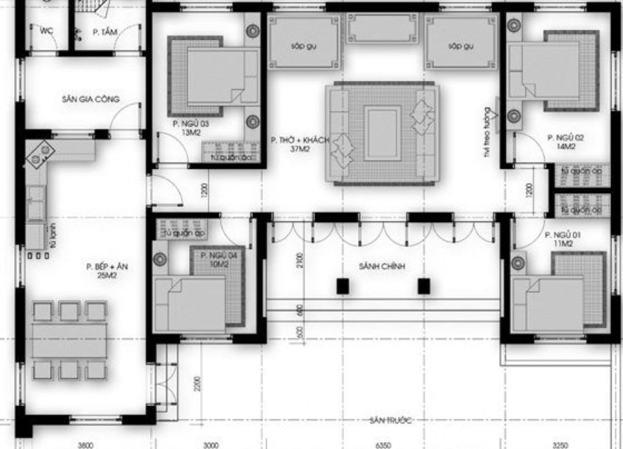 



Kiến trúc sư bố trí công năng hợp lý mang đến lối sử dụng tiện ích hoàn hảo

