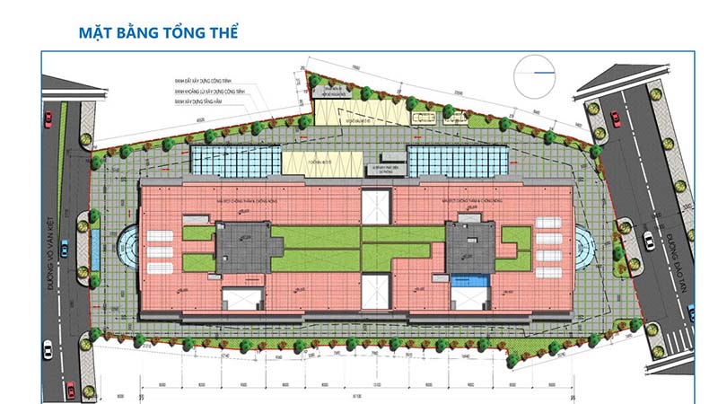  Mặt bằng tổng thể Tam Đức Plaza với thiết kế đầy đủ