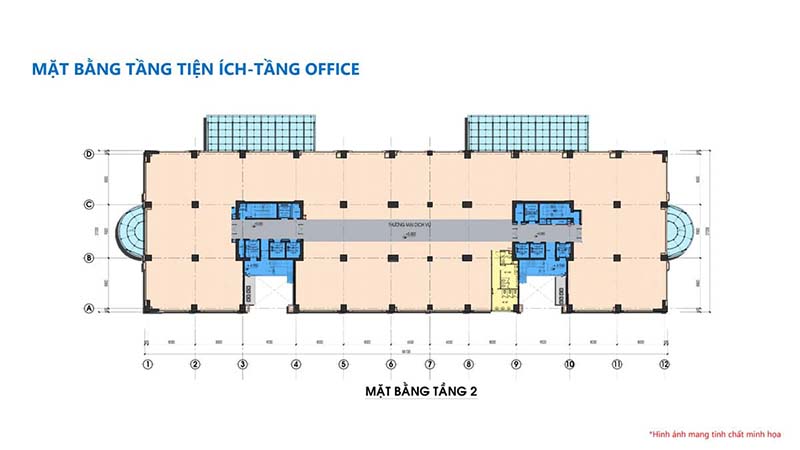  Tầng 2 Tam Đức Plaza với thiết kế chi tiết tham khảo