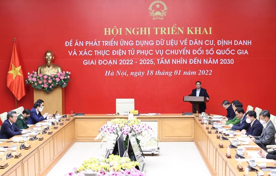 
Thủ tướng Phạm Minh Chính phát biểu tại hội nghị.
