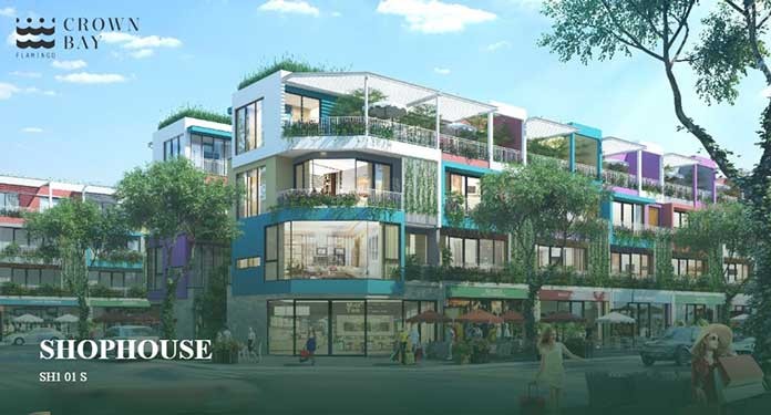 
Mẫu thiết kế Shophouse dự án Flamingo Crown Bay
