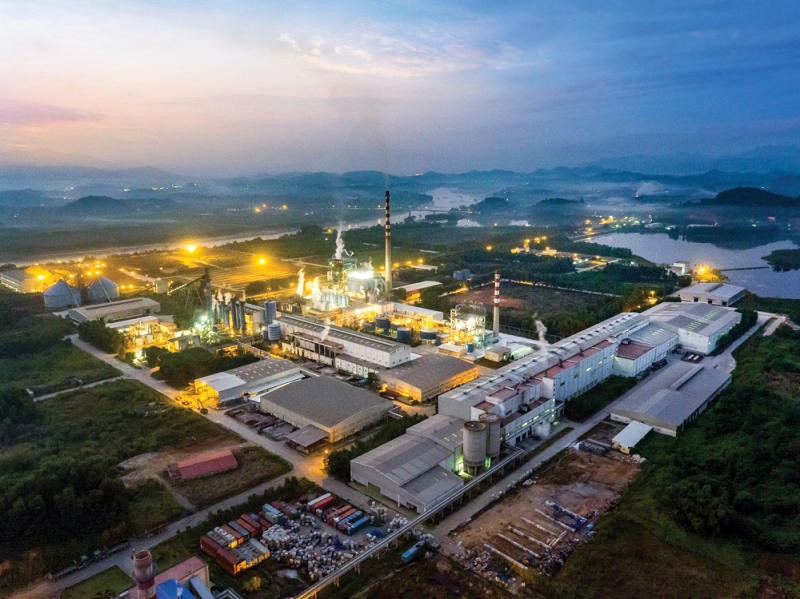 
Nhà máy giấy An Hòa có diện tích 223ha, công suất 140.000 tấn giấy/năm
