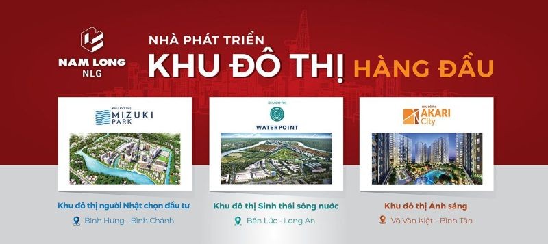 
Công ty Nam Long- Nhà Bất động sản hàng đầu Việt Nam
