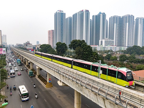 
Tuyến đường sắt thí điểm đoạn Nhổn - ga Hà Nội
