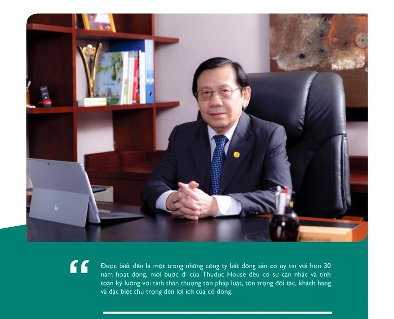 Doanh nhân Lê Chí Hiếu - Chủ tịch HĐQT Thủ Đức House (TDH)