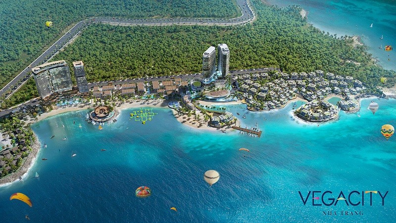 
Toàn cảnh dự án Vega City Nha trang với góc nhìn từ trên cao
