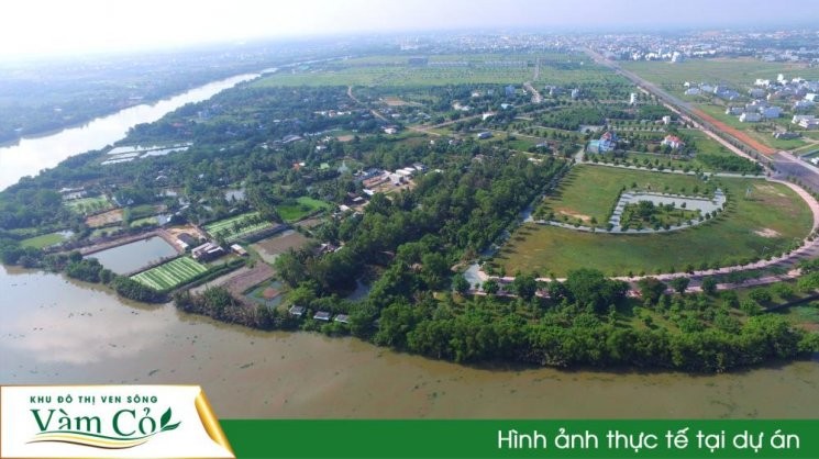 
	Dự án Khu đô thị ven sông Vàm Cỏ do công ty Hoàng Khang mở bán
	