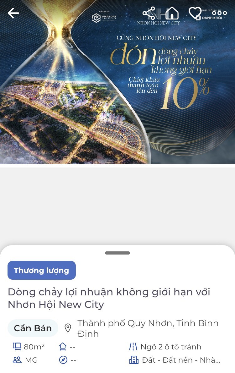 
Nhơn Hội New City là 1 trong những dự án đáng chú ý, ngoài ra còn rất nhiều dự án khác. Hàng loạt các nhà đầu tư lớn đã đổ bộ Bình Định&nbsp;
