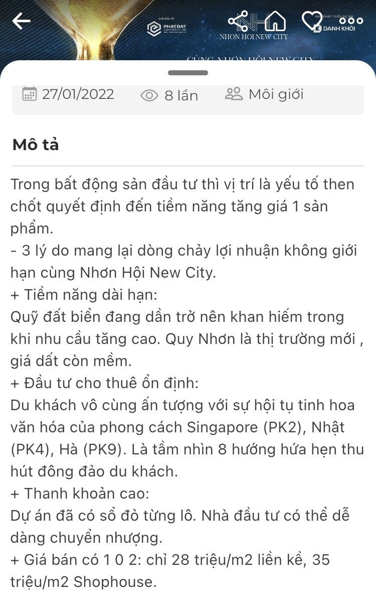 
Quy Nhơn là thị trường mới nhưng đang tăng tốc không khác gì bước chạy của những VĐV điền kinh.&nbsp;
