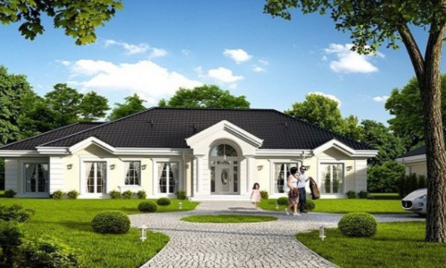  Mẫu nhà vườn kiểu Pháp sang trọng