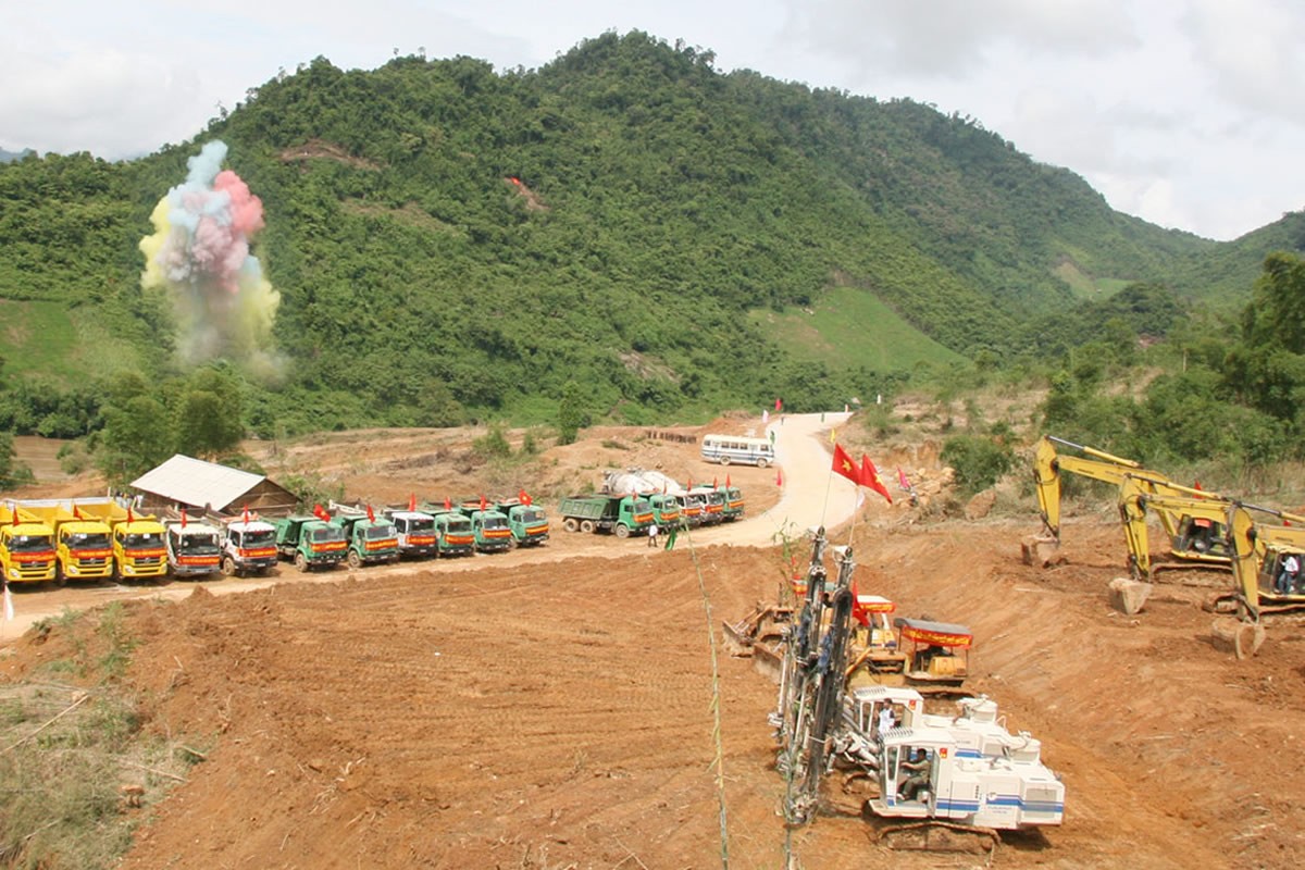 
Dự án thủy điện Nậm Mô được thực hiện xây dựng bởi Tổng công ty 36
