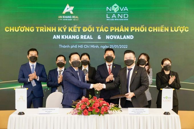 



Chương trình ký kết đối tác phân phối chiến lược giữa&nbsp;An Khang Real và Novaland

