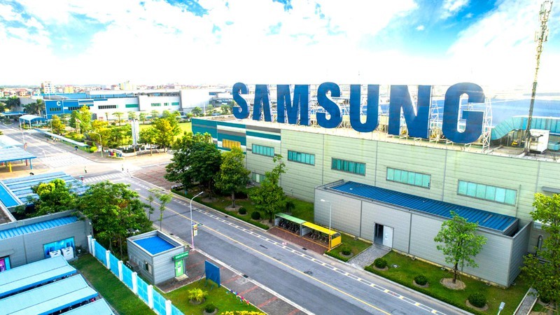 
Nhà máy Samsung tại tỉnh Bắc Ninh.
