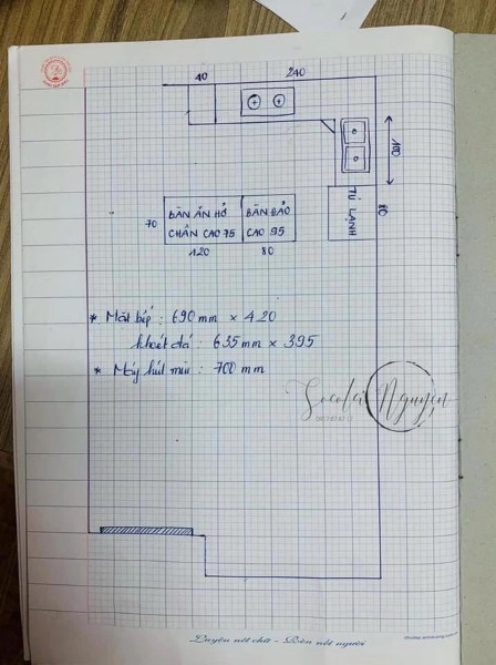 Vợ chồng 9x xây dựng căn nhà cấp 4 rộng 76m2 đẹp như mơ với chi phí cực thấp, tự vẽ bản thiết kế trên giấy ô ly khiến ai cũng ngỡ ngàng - ảnh 4