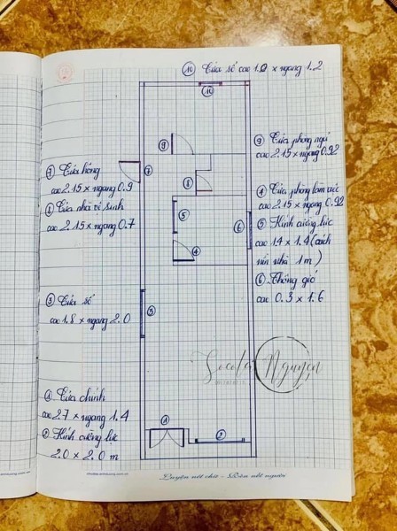 Vợ chồng 9x xây dựng căn nhà cấp 4 rộng 76m2 đẹp như mơ với chi phí cực thấp, tự vẽ bản thiết kế trên giấy ô ly khiến ai cũng ngỡ ngàng - ảnh 5