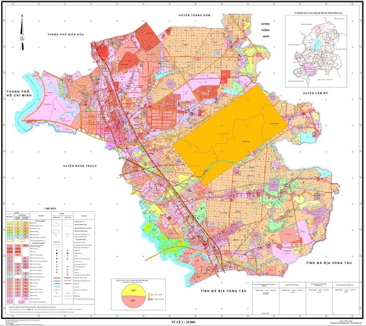 
Bản đồ quy hoạch huyện Long Thành được sử dụng đến năm 2030
