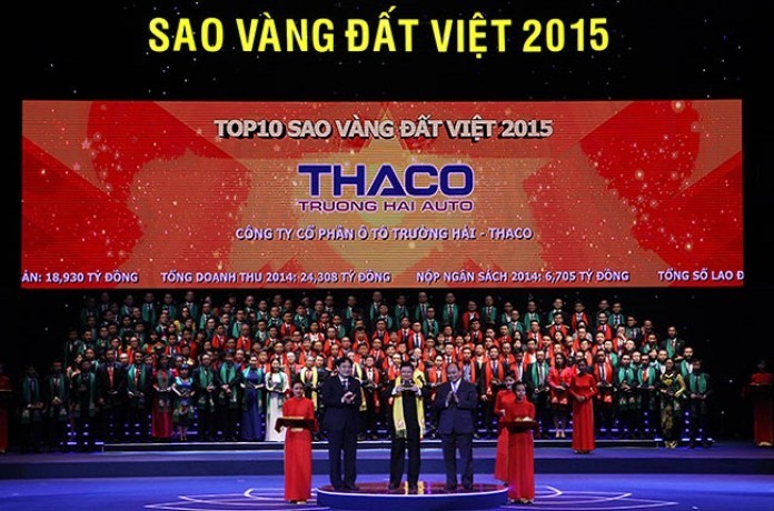 Công ty ôtô Trường Hải nhiều lần nhận các giải thưởng cao quý