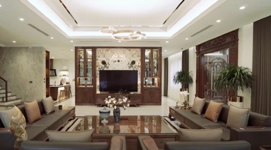 Siêu biệt thự rộng 500m2 sang trọng bậc nhất đất chè Thái Nguyên: Bộ sofa cỡ đại được nhập khẩu từ Italia có giá bằng một căn chung cư - ảnh 7