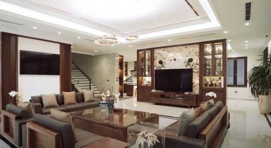 Siêu biệt thự rộng 500m2 sang trọng bậc nhất đất chè Thái Nguyên: Bộ sofa cỡ đại được nhập khẩu từ Italia có giá bằng một căn chung cư - ảnh 8