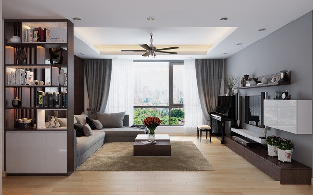 
Hình ảnh căn hộ chung cư thông thường với thiết kế hiện đại
