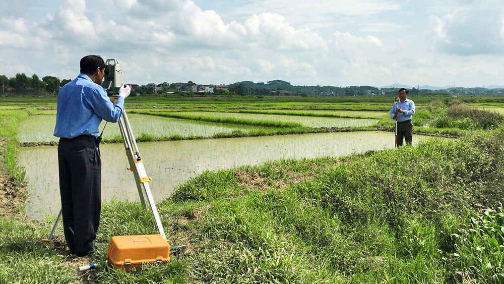 
Hình ảnh kiểm tra, đo đạc đất nông nghiệp
