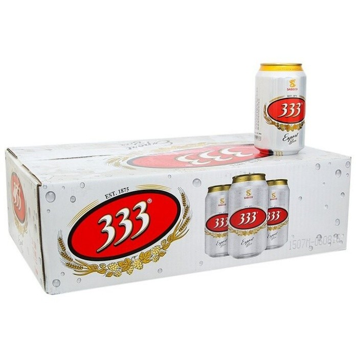 
Bia 333 dòng bia được ưa chuộng nhất hiện nay của Sabeco
