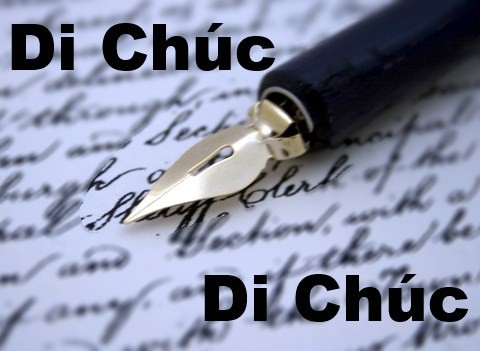 
Di chúc phải được lập thành văn bản, nếu không thể lập được di chúc bằng văn bản thì có thể di chúc bằng miệng
