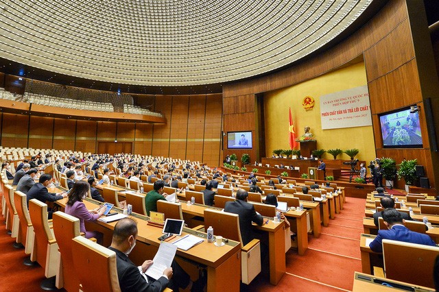 
Quốc hội chất vấn Bộ trưởng Bộ Công Thương Nguyễn Hồng Diên.
