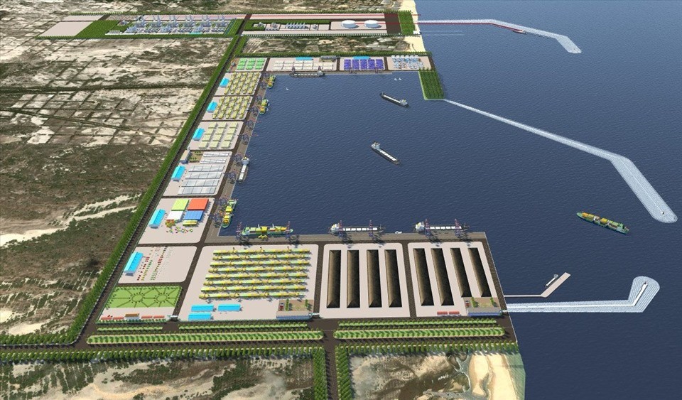 
Phối cảnh dự án Trung tâm điện khí LNG Hải Lăng.
