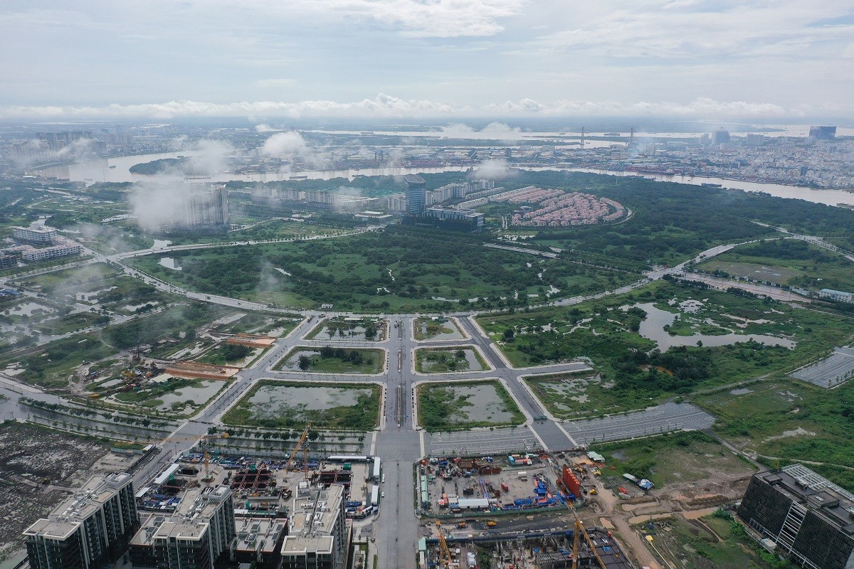 
Khu đô thị mới Thủ Thiêm (TP Hồ Chí Minh).
