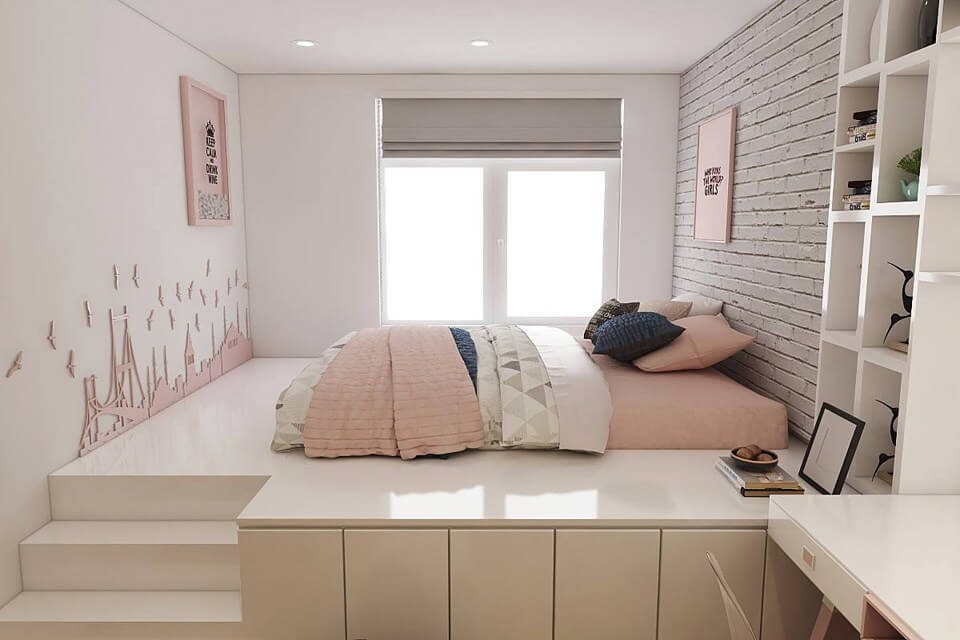 
Phòng ngủ là không gian riêng tư thể hiện cá tính của chủ nhân căn hộ

