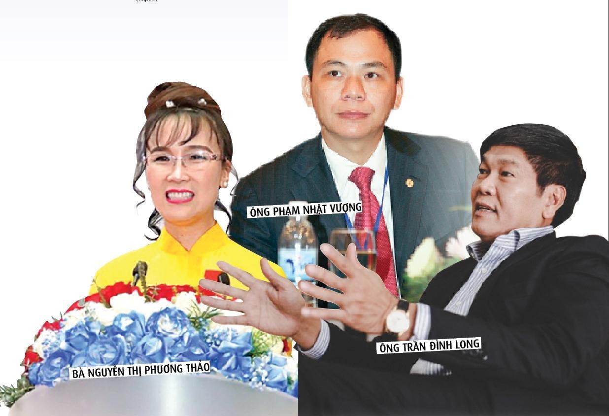 
Ba tỷ phú giàu nhất Việt Nam
