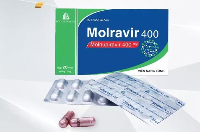 
Molnupiravir là loại thuốc đã được Bộ Y tế được cấp phép và bán tại các nhà thuốc. Ảnh: minh họa
