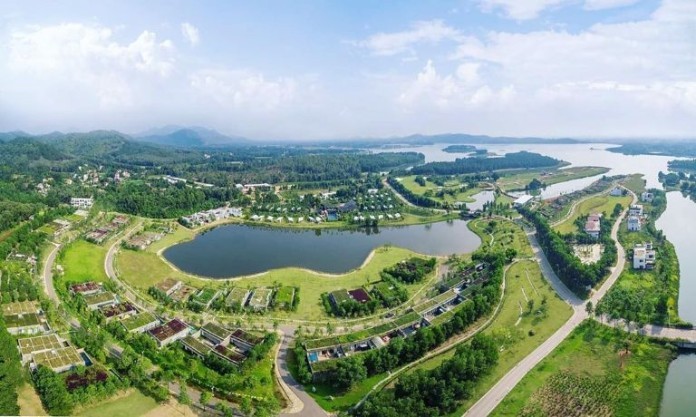 
Khu du lịch Đại Lải có diện tích rất lớn
