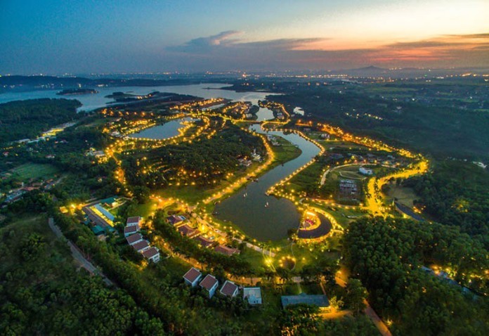 
Đại Lải resort nhìn từ trên cao
