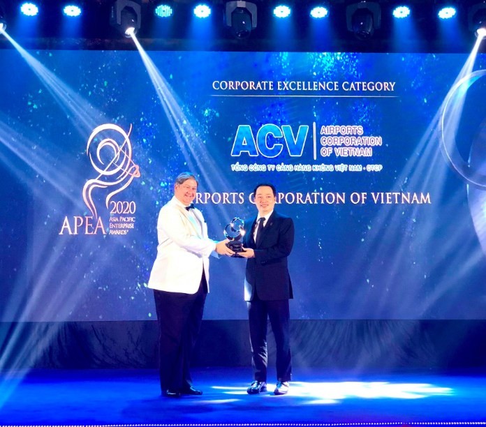 
Lễ nhận giải Doanh nghiệp Việt Nam xuất sắc Châu Á của ACV
