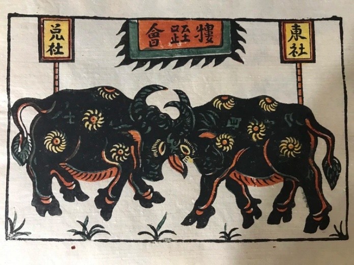 



Con trâu xuất hiện trong những bức tranh dân gian Việt Nam

