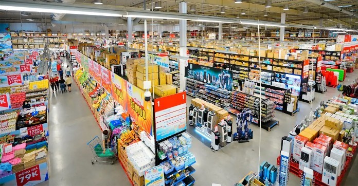 Một số mặt hàng tại Mega Market