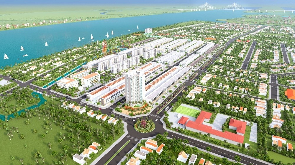 

Phối cảnh một dự án khu đô thị hiện đại ở quận Ninh Kiều.

