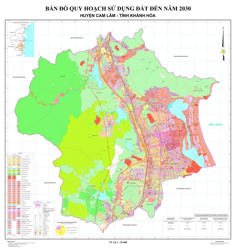 

Bản&nbsp;đồ quy hoạch sử dụng đất&nbsp;huyện Cam Lâm.

